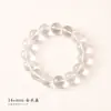 Fornecimento Direto do Fabricante de Pulseiras de Cristal Branco Natural, Acessórios Semi-Acabados, Contas para Pulseiras, Contas Redondas de Cristal, Atacado de Produtos Semi-Acabados