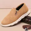 Otoño/Invierno Rebaja Caliente Zapatos de Tela Old Beijing para Hombre Cómodos Transpirables Suela Suave Primavera/Verano Antideslizantes Ligeros Zapatos para Padre de Edad Media/Mayor