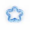 Pendientes Colgantes Llavero Colgante de Flor de Ciruelo Hueca de Estrella Acrílica Japonesa y Coreana Estrella de Cinco Puntas Accesorios para Joyería DIY 1 Paquete