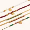 Joias de Aço Inoxidável, Novos Acessórios de Mão Populares de Nicho Estilo Europeu e Americano com Tema de Frutas, Banhado a Ouro 18K com Diamantes, Pulseira de Alto Padrão com Gotejamento de Óleo