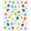Novos Adesivos Coloridos para Nail Art para Meninos e Meninas, Adesivos de Unha Infantis, Flores Fofas, Borboletas, Padrões Pequenos, Adesivos de Nail Art para Atacado