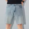 Pantalones Cortos de Verano 2026 de Mezclilla Tencel Ultrafinos para Hombre, Rectos Sueltos Casuales Elásticos Versátiles de Moda Juvenil