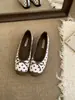 Zapatos Planos para Mujer Estilo Francés de Satén con Lunares 2026 Nuevos Zapatos de Ballet Bajos para Primavera/Verano Zapatos Elegantes para la Noche