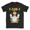 Camiseta de Algodón Transfronteriza Interesante F-Caw-F Pollo Fcaw Ropa Camiseta Unisex Camiseta de Algodón Camiseta de Nueva Llegada