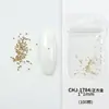 Decoraciones Mini Clavos Remache para Uñas, Versátiles Formas 3D Ovaladas, Triangulares y Romboidales, Populares Accesorios Metálicos de Aleación para Uñas DIY