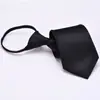 Corbata formal de negocios con cremallera para hombre, estilo coreano, profesional, decorativa, sin nudo, azul, negro y rojo, fácil de poner y quitar.