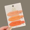 Pasador Dulce de Princesa Estilo Ins con Flequillo Lateral, Pinza para el Cabello Delicada y Versátil, Accesorio para el Cabello de Color Dopamina