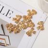 DIY aleación hecho a mano pedrería perla bolsos zapatos y ropa accesorios de aleación protección de color oro de 18K accesorios para teléfono móvil regalo concha