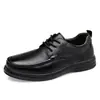 Transfronterizos Nuevos Zapatos Casuales de Cuero para Hombre con Puntera de Piel de Vaca Suela Suave Zapatos de Cuero para Hombres de Mediana Edad y Mayores Zapatos de Moda para Hombre Dropshipping
