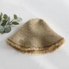 Sombrero de Paja de Verano Coreano para Mujer Tejido con Flecos Sombrilla Sombrero de Pescador Moderno Combinable Sombrero Protector Solar Cubre Rostro para Viaje Sombrero de Playa