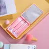 Caja de 5 Espejos Mini Multifuncional Portátil Brocha de Maquillaje Brocha para Polvo Suelto con Espejo Caja de Viaje Brocha de Maquillaje