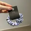 Fabricante Personalizado Coreano Elegante Sedoso Elegante Satín Intestino Delgado Goma para el Cabello Simple Color Puro Estilo Francés Goma para el Cabello Anillo de Intestino Delgado
