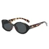 Nuevas Gafas de Sol Retro de Verano Gris Marrón Curvadas Ojo de Gato Personalizadas Protección Solar de Alta Gama Gafas de Sol Ovaladas