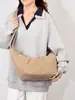 Bolso Bandolera Mujer Japonés Harajuku Ins Bolso Dumpling Versátil Gran Capacidad Simple Literario Estudiante Bolsa de Clase Bolso de Hombro