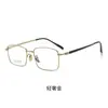 Yitong "6820" Armazón de Lentes de Negocio para Hombre de Titanio Puro, Electrochapado IP, Montura Completa, Ultraligero, para Miopía, Venta al por Mayor en Danyang