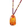 Kim Perry Color Caramelo Báltico Colgante Colgante Ala de Águila de Cera Vieja Dos para Hombres y Mujeres