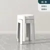 Bancos de Plástico Engrosados para Uso Doméstico, Bancos Apilables para Mesa de Comedor, Sillas Cómodas para Estar Sentado por Mucho Tiempo, Bancos de Molino de Viento, Bancos Redondos de Plástico