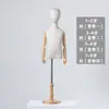 Soporte de Exhibición de Medio Cuerpo para Maniquíes Infantiles para Tienda de Ropa Infantil, Soporte de Maniquí de Cuerpo Entero para Niños y Niñas