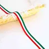 Cinta de tres colores Rayas Rojas, Blancas y Azules Lanyard para Medalla Cinta de Poliéster Cuerda para Maleta Permiso de Trabajo Lanyard para Exposición Rayas Rojas y Verdes