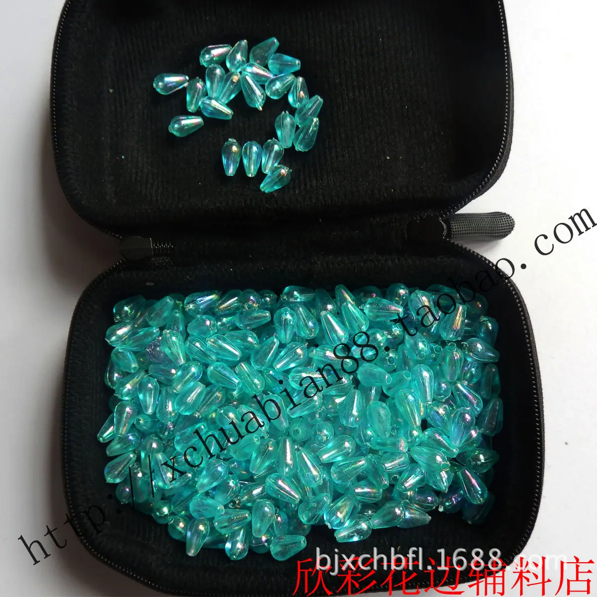 透明水滴珠子1