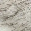 Tela para Juguete de Almohada de Imitación de Piel de Zorro Teñida en Punta Bicolor de Pelo Largo Artificial 1050g Otoño e Invierno