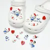 Zuecos Lindos y de Moda Estilo Ins Accesorios DIY Hebillas de Zapato Desmontables Flor de Zapato de Ballet Dibujos Animados 3D Accesorios
