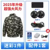 Ropa de Trabajo con Aire Acondicionado para Hombre, Ropa con Ventilador de 36V, Protección Laboral, Disipación de Calor, Protección contra el Calor en Exteriores, Ropa Refrigerante con Aire Acondicionado y Bordado de Logo
