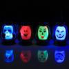 Decorações de Halloween lanterna pequena portátil luminosa lanterna de abóbora com som cena de festival fantasma adereços layout ornamentos