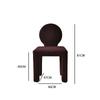Silla de Comedor Nórdica Creativa de Cachemira Negra para Celebridades de Internet Hogar Moderno Simple Estilo ins Taburete Respaldo Silla de Maquillaje