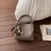 Bolso Cubo de Alta Apariencia Elegante 2026, Bolso Cesta, Bolso de Mano Informal de Nicho Moda Coreana, Bolso Cruzado para Viajar al Trabajo
