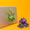 Impresión 3D transfronteriza junta de rana magnética modelo de animal vivo manualidades adornos de escritorio para refrigerador juguetes de moda de mano