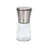 Molinillo manual transfronterizo, botella de vidrio, molinillo de sal y pimienta de acero inoxidable para cocina doméstica, dispensador de condimentos, recipiente para especias