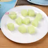 Modelo de Bloque de Fruta Simulada Fresa Plátano Manzana Mango Pitahaya Cubitos Partículas de Kiwi Amarillo Adornos Accesorios de Comida y Juego
