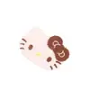 Accesorios de Decoración para Ropa Parches Bordados Autoadhesivos Conejito Lindo Gato Kt Parches de Tela Bordados de Dibujos Animados Grandes