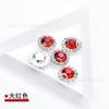 Atacado de fábrica corrente de garra de borda de corrente de diamante de vidro colorido redondo de 8 mm costura à mão diamante DIY adorno de cabeça acessórios de cabelo acessórios de sapato