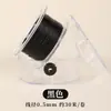 Cuerda Redonda Encerada en Caja para Manualidades Tejido a Mano Cuerda para Collar Cordón No Descolorante Cuerda de Cera para Pulsera Cadena para Colgar