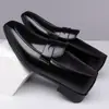 Mocasines Casuales de Fábrica Transfronterizos para Hombre de Negocios Tacón Bajo Comercio Exterior Talla Grande Zapatos para Hombre En Stock Venta al por Mayor Zapatos de Piel