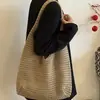 La bolsa tejida súper popular del verano para mujer, nuevo modelo 2026, estilo artístico, bolsa de playa tejida para vacaciones, bolso de hombro y cruzado