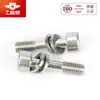 Parafuso Combinado Sextavado Não Removível de Aço Inoxidável 304 A2-50 com Arruela de Pressão, Parafuso Não Soltante, Parafuso de Meio Fio