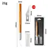 Cuchillo de tallado metálico personalizado para cortar papel, navaja tipo bolígrafo de aleación de aluminio para grabar papel, grabado manual de película para teléfono móvil, grabado de diario DIY