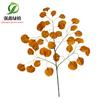 Dongguan planta verde artificial Árbol grande rama plana Hoja Naranja Hoja de Arce Higuera Francesa hoja de té hoja de plástico