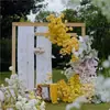 Casamento Estilo Floresta Suporte de Flores de Madeira Maciça Madeira Original Barras Quadradas Estrutura de Madeira Props de Decoração para Pedido de Casamento Prateleira de Boas-Vindas para Inauguração