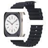 Adecuado para Apple iWatch Correa de Reloj de Décima Segunda Generación Correa de Silicona Oceánica de Apple S8910Ultra4/Se3