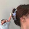 Pinza de Agarre de Ópalo Pinza para el Pelo de la Cabeza para Mujer Disco de Temperamento Pinza Grande para el Pelo Pinza de Tiburón Grande Multi-Amorosa