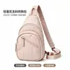 Riñonera de Pecho Impermeable de Nylon Ligero Transfronteriza para Mujer, Bolso Cruzado Deportivo de Moda y Versátil, Bolsa de Almacenamiento para Viajes al Aire Libre