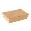 Caja de Papel Kraft Engrosado Caja de Embalaje Rectangular Papel Logotipo Para Llevar Especial Lonchera Vajilla Desechable Estilo Camping