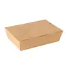 Caja de Papel Kraft Personalizada con Tapa, Lonchera Rectangular, Lonchera Desechable Engrosada para Llevar, Especial para Estilo Camping
