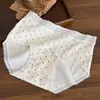 7250 Renda Flor de Coral Fresca Tesouro Jacquard Classe A Algodão Roupa Íntima Feminina Algodão Respirável Gancho Estendido Probióticos 10A