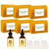 Sabonete de Cúrcuma Limão Ácido Kojico Sabonete de Cúrcuma Venda Quente Comércio Exterior Sabonete Artesanal com Óleo Essencial 100g Personalizado