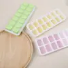 Bandeja de Hielo de 14 Compartimentos con Tapa Fondo Suave Molde para Helado Cubitos de Hielo Caja de Hielo DIY Cubitera Cuadrada de Silicona Fabricante al por Mayor